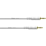 Cordial CFS3WW-SNOW Intro kabel 3.5 mm TRS jack - 3.5 mm TRS jack 3m wit