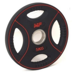 Muscle Power PU 4-Grip Halterschijf - 50 mm - 5 kg