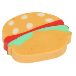 LG-Imports Gum Hamburger Junior 3 Cm Rubber/rood/groen - Bruin