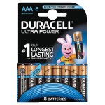 Duracell Ultra Power Aaa Alkaline Batterijen - 8 Stuks - Blauw