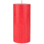 Duni Rode Cilinderkaarsen/stompkaarsen 15 X 7 Cm 50 Branduren - Geurloze Kaarsen - Rood