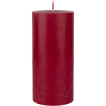 Duni Bordeaux Cilinderkaarsen/stompkaarsen 15 X 7 Cm 50 Branduren - Geurloze Kaarsen - Rood