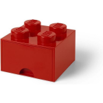 Lego Brick 4 Opberglade - - Rood