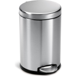 Simplehuman Roundstep 4,5 Liter RVS - Silver