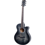 Fazley W55-COL-BK ColourTune western gitaar zwart