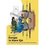 Europa in klare lijn kleurboek