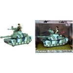 Toi-Toys Militaire Tank met Licht en Geluid - 17 cm - Groen