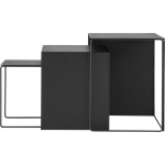 Ferm Living Cluster Bijzettafels Set van 3 - Zwart