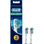 Oral B Dual Clean (2 stuks) - Wit