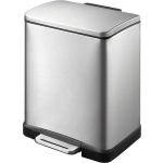 Eko E-cube Pedaalemmer - 12 L - Mat Rvs - Silver