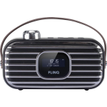 FlinQ Dab+ Radio - Zwart