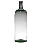 Bellatio Design Transparante Luxe Stijlvolle Flessen Vaas/vazen Van Glas 60 X 19 Cm - Bloemen/takken Vaas Voor Binnen Gebruik