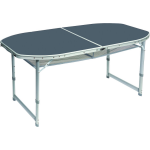 Bo-Camp - Tafel - Ovaal - Koffermodel - 150x80 Cm - Grijs