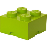 Room Copenhagen Lego Brick 4 Opbergbox - Lime - Groen