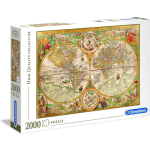 Clementoni Legpuzzel Panorama Historische Wereldkaart 2000 Stukjes