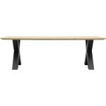 Trendhopper Eettafel Conroe met metalen X-poot