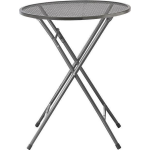 Kettler Tafel strekmetaal 60 cm rond klapbaar - Grijs