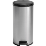 Curver Decobin Pedaalemmer - 30 L - Rond - Silver