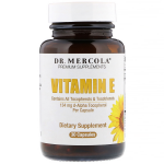 Dr. Mercola Vitamine E tocoferolen & tocotriënolen (30 Licaps Capsules) - Dr Mercola