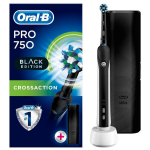 Oral B Oral-B Pro 750 Elektrische Tandenborstels - Cross Action Black + 1 Borstel - Zwart