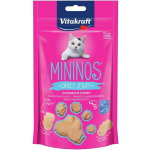 Vitakraft Mininos Fancy Jerky - Kattensnack - Zalm 40 g - Roze