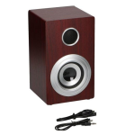 SoundLogic Retro Draadlloze Speaker - Bluetooth + Aux/Hout - Bruin