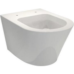 Royal Plaza Sub 104 hangend toilet met spoelrand, - Wit