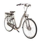 Vogue Elektrische fiets Comfort dames mat 46cm 468 Watt - Grijs