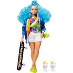 Barbie Extra Doll - Blue Afro Hair