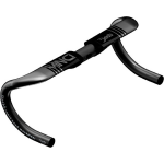 Deda stuur Vinci RHM 400/31,7 mm carbon/grijs - Zwart