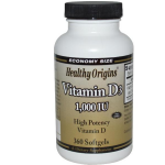 Healthy Origins Vitamin D3 1000 IU (360 Softgels) -