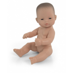 Miniland babypop Aziatisch meisje 32 cm bruin