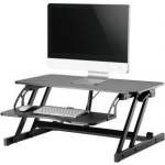 NewStar NS-WS200BLACK ergonomische sta-zit werkplek - Zwart