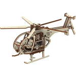 Wooden City constructie helikopter jongens hout 173 delig - Bruin