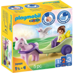 Playmobil 1,2,3 Eenhoornkoets met fee (70401)