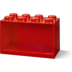 Lego wandschap 8 noppen Iconic 31,8 x 21,1 cm polypropyleen - Rood