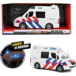 Toi-Toys Toi Toys politiebus junior 21 cm wit//rood - Blauw