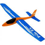 Jamara werpvliegtuig Pilo XL junior 68 cm schuim/blauw - Oranje
