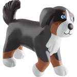 Little Friends poppenhuispop Hond Leika junior PVC 7,5 cm - Bruin