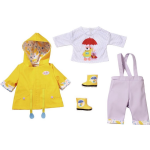 Zapf BABY born poppenkleding Regen geel/ 4 delig - Púrpura