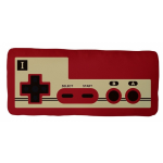 San-ei Co Little Buddy knuffel Nintendo: Famicom Controller 16 cm - Rood