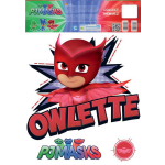 Arditex muurstickers PJ Masks Owlette 2 stickervellen - Rood