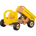 Goki kiepwagen hout junior 14,5 x 25 cm - Geel