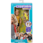 Creatable World pop starterspakket blond golvend haar 30 cm - Geel