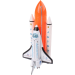Johntoy space shuttle met licht en geluid 20 cm - Wit