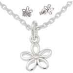 Small Foot sieradenset bloem zilver 3 delig