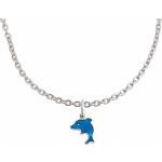 Small Foot ketting met hanger dolfijn 36 cm zilver - Silver