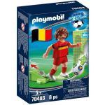 Playmobil voetbalspeler België junior 8 delig - Rood