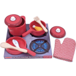 Melissa & Doug Pannenset rood 8 delig