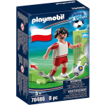 Playmobil voetbalspeler Polen junior 8 delig